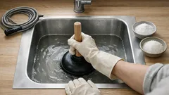 Stopp i diskhon? Fem snabba metoder som löser problemet utan kokande vatten