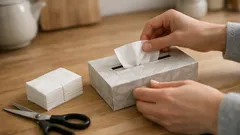 Så får du box-tissues att räcka dubbelt med ett klipp