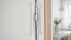 Så barnsäkrar du en dörr mot klämda fingrar med en plastficka och tejp