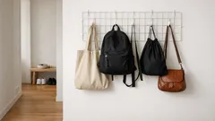 Så gör du en hängande väskförvaring av trådgaller och buntband på under 15 minuter