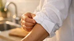 Trött på att skjortärmarna glider ner? Lås manschetten med en enkel hårsnodd