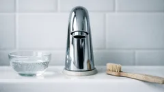 Så får du bort beläggning under kranen med citronsyra och bikarbonat