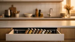 Så stoppar du kryddor från att välta i lådan med en spännstång och en hårsnodd