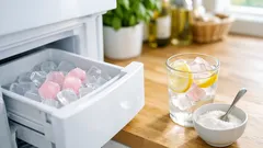 Så rengör du ismaskinen i kylskåpet – rosa is-tricket som visar när det är klart