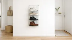 Bygg ett ultratunt skorack som bara sticker ut 15,5 cm – perfekt för smal hall