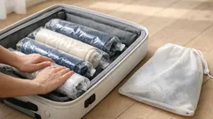 Packa smart: kompressionspåsen som ger mer plats i resväskan på 1 minut